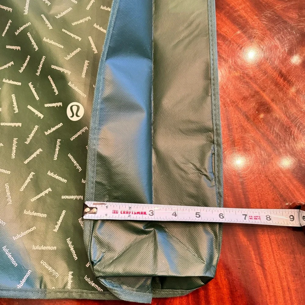 New Lululemon Large Reusable Shopping Tote Rainforest Green